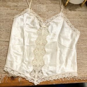 DIOR • Satin Lace Cami Top (Vintage)